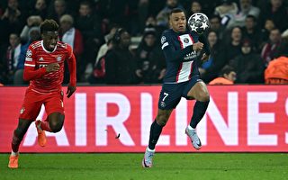 欧冠：姆巴佩打进两球均无效 拜仁客场力克巴黎