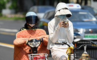 中国多省市高温 上海破百年来5月最高纪录