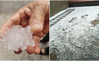 冰雹外形酷似中共病毒  雹神示警！