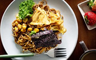 【全植物蔬食料理】春笋葱油荞麦面