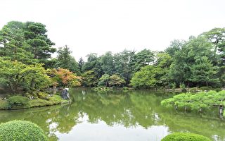 造访日本知名“兼六园”古朴景致独具韵味