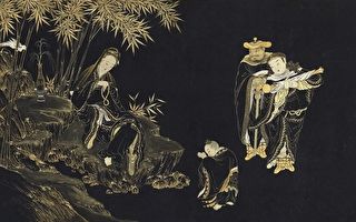 僧人脸部现十二面菩萨像背后