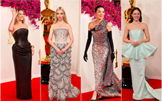 组图：奥斯卡红毯众星云集 杨紫琼优雅亮相