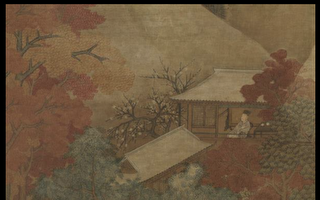 南梁 张僧繇《雪山红树图》（台北故宫博物院提供）