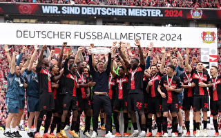 勒沃库森以不败成绩夺冠 创造德甲历史