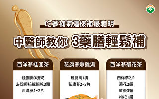 降火气、补元气、抗疲劳 三道西洋参药膳饮品