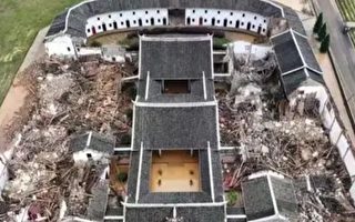 福建暴雨致52万人受灾 客家第一祠坍塌
