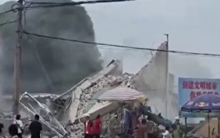 广西楼房瞬间坍塌 两名桂林大学实习生身亡