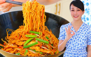 【美食天堂】鸡肉炒面～滑嫩的鸡胸肉！