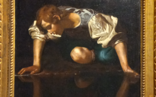 世界名画欣赏：《那西索斯》与《那西索斯和回音女神的风景画》