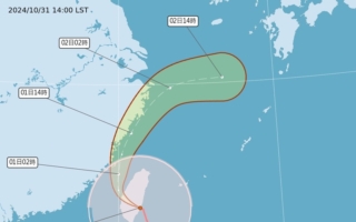 【更新】台风康芮袭台 11/1全台停班课一览