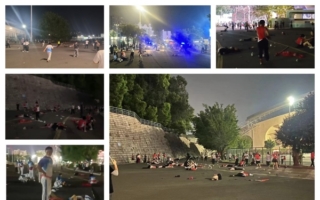 男子驾车乱撞 珠海体育中心至少数十人倒地