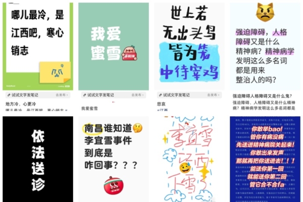 李宜雪事件发酵 当局封杀 民间无惧持续声援