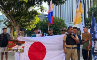 中共灌输仇恨酿杀日童悲剧 洛城华人集会抗议