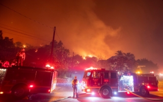 洛杉矶大火受灾户 重建家园将很艰难