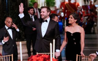 组图：川普内阁成员的专场晚宴登场