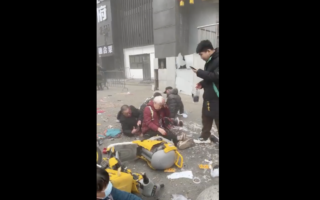 沈阳副食品市场爆炸 传监控视频现神秘黑衣人