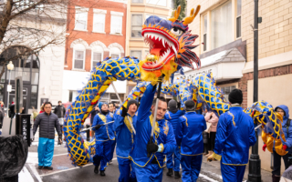组图:纽约橙县“新中城百货”庆中国新年