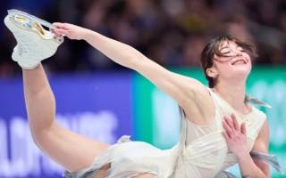 离开赛场三年 美华裔花滑女孩世锦赛领先