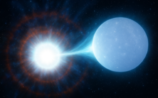 两白矮星紧密绕行 科学家警告宇宙级灾难