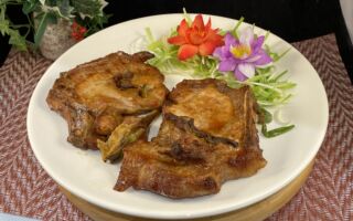 【梁厨美食】香茅酱烤猪排～香喷喷 金黄脆酥