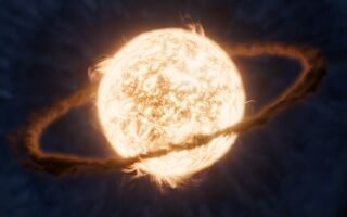 行星靠近恒星而被吞噬 韦伯望远镜还原真相