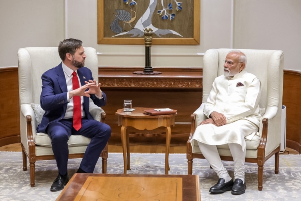 莫迪和万斯会面 支持印美贸易谈判获大进展