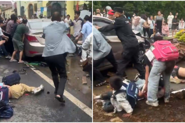 浙江金华小学前汽车冲撞人群 传多人伤亡