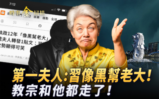 【时事金扫描】李显龙夫人转帖:习像黑老大