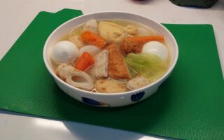 【梁厨美食】日本鱼饼汤锅～简单容易做