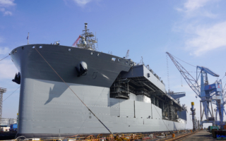 日本完成美舰大修服务 开创美日合作里程碑