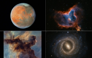 哈勃望远镜35岁庆生 NASA发布多张壮丽星图