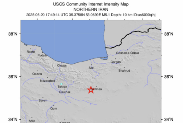 以色列袭击之际 伊朗发生5.1级地震