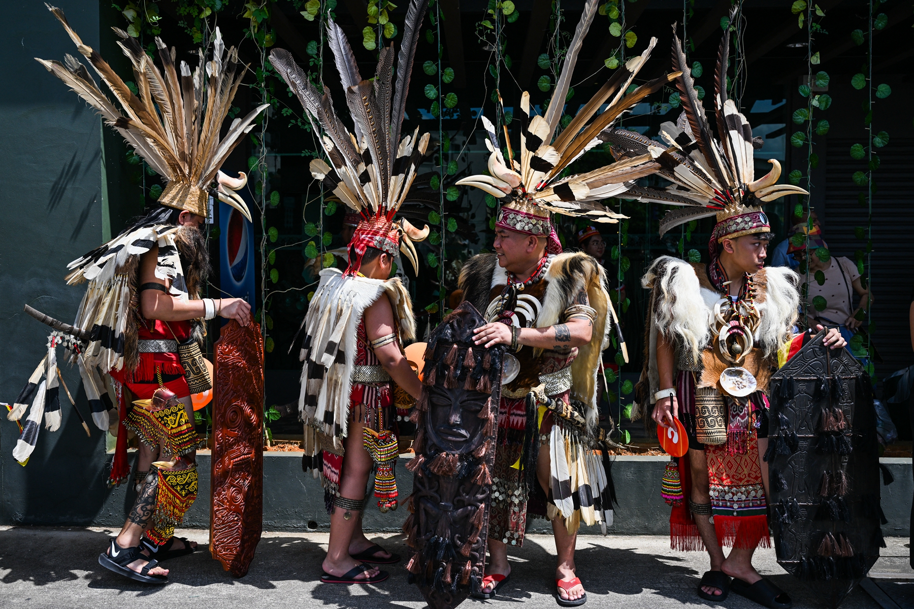 组图：庆达雅丰收节大马砂拉越原住民大游行