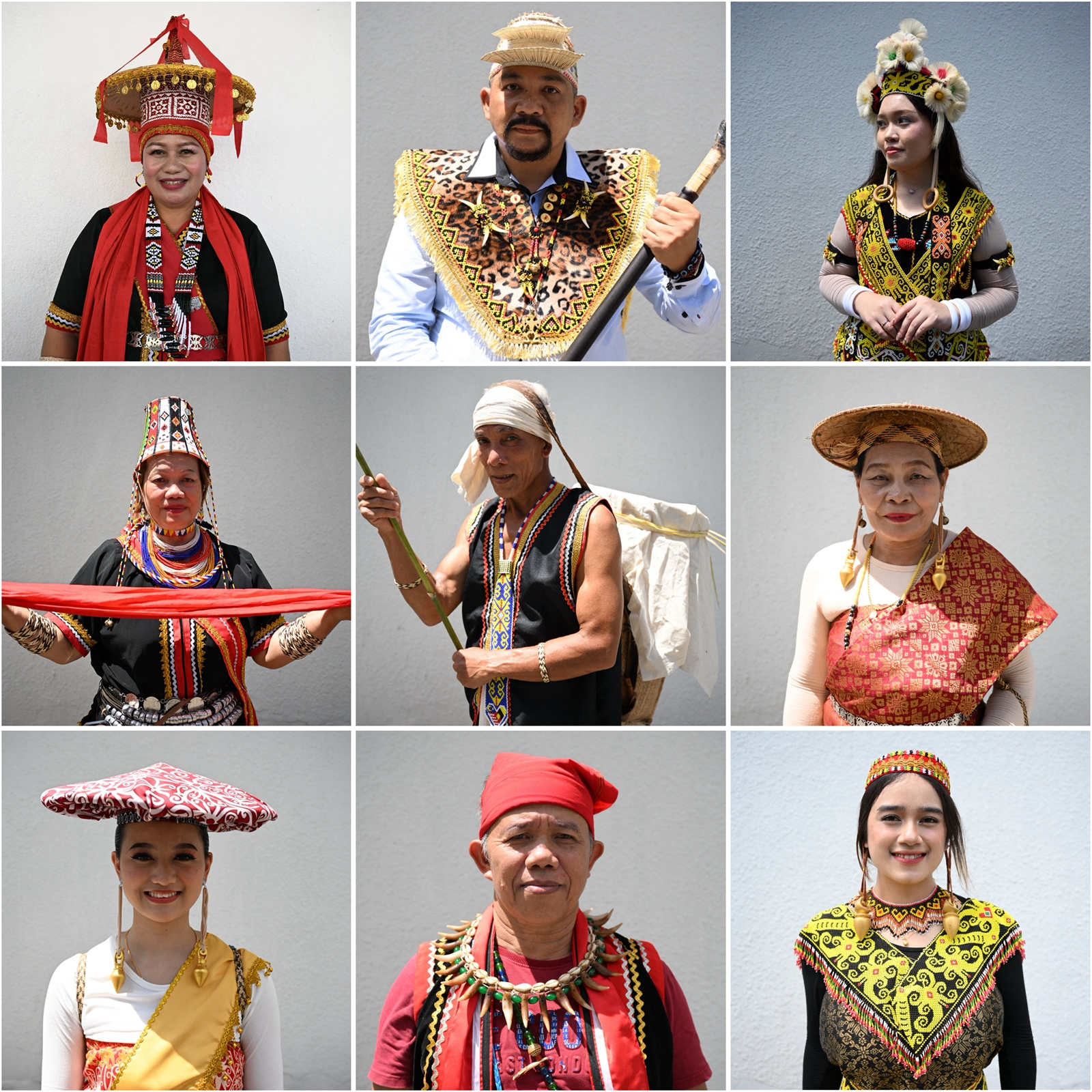 组图：庆达雅丰收节大马砂拉越原住民大游行