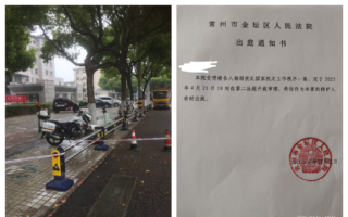 土地纠纷 上访被控罪 法警架病重杨丽进法庭
