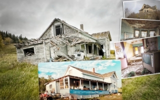 摄影师镜头下的百年废弃农舍 映衬简朴年代