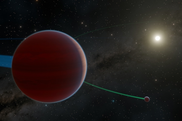 两行星以独特方式绕行恒星 如老式旋转木马