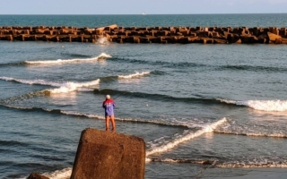 【组图】亚洲奇景：台湾高雄“方块海”