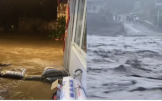 北京暴雨游客惊魂跳窗 密云水库洪峰破纪录