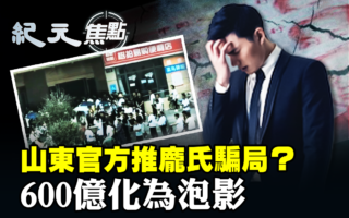 【纪元焦点】山东官方推庞氏骗局？600亿化泡影
