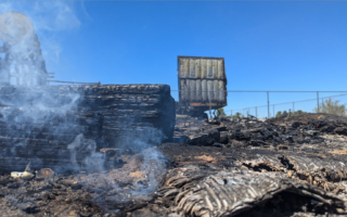 自由雕塑公园疑被中共纵火 陈维明:不会退却