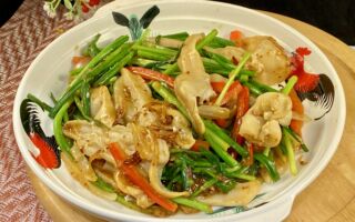 【梁厨美食】XO酱韭菜洋葱炒刀蚬～一次学两道菜！