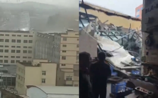 广东肇庆发生龙卷风 部分建筑受损