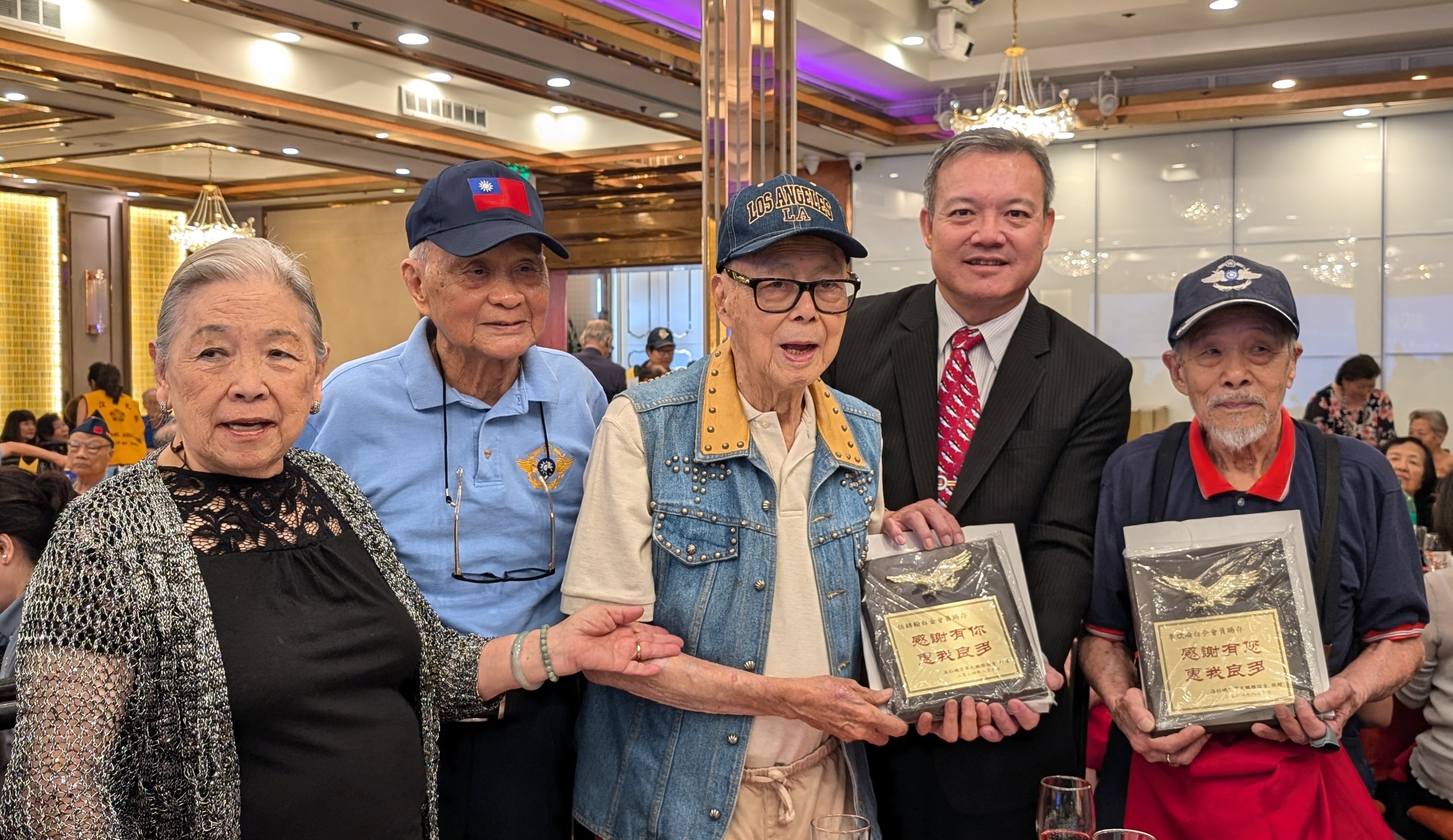 洛杉矶大鹏联谊会庆814空军节 台美友谊长存