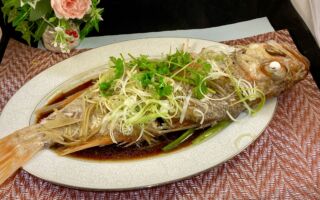 【梁厨美食】清蒸大红石斑～蒸鱼技巧学起来！