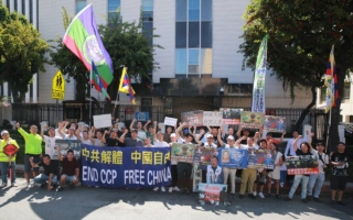 呼应美年度人权报告 洛杉矶华人集会抗议中共