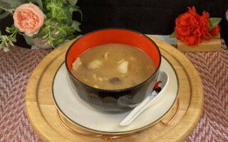 【梁厨美食】莲子百合栗子露～养颜润肺！