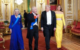 组图:川普二度国事访问 英国盛情款待