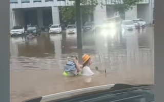 南涝北旱 广东遭严重水浸 河南旱到挖不动土